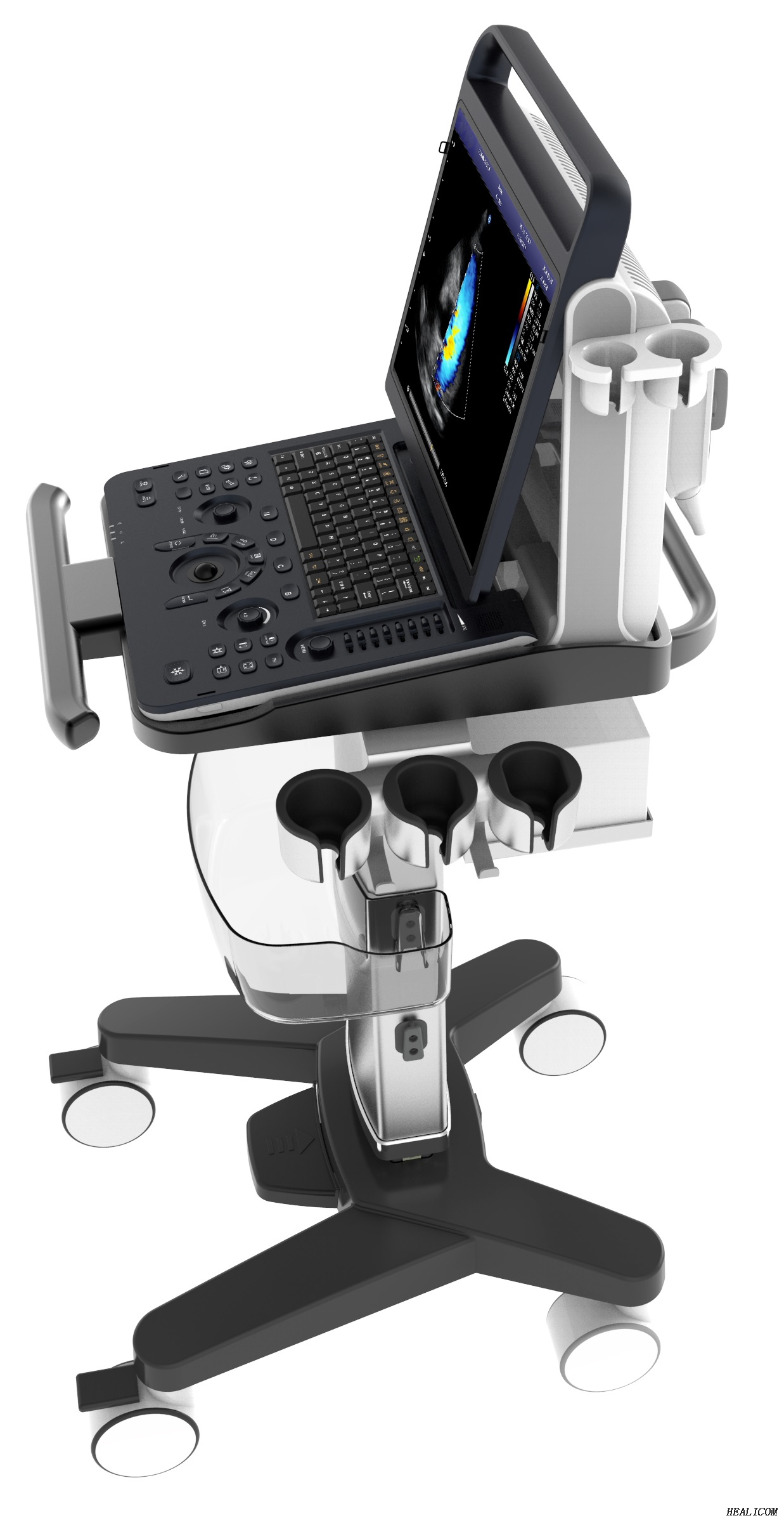 Système de diagnostic HUC-590 Machine à ultrasons numérique portable Doppler couleur 3D 4DSystème de diagnostic HUC-590 Machine à ultrasons numérique portable Doppler couleur 3D 4D
