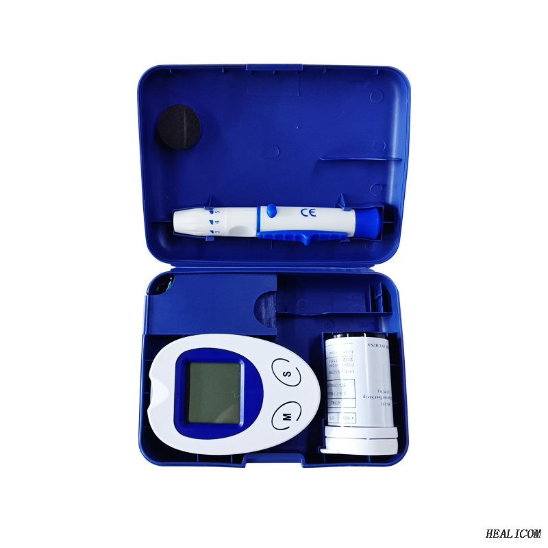 Système de surveillance de glucose de sang d'équipements d'essai de glucomètre de sang portatif de la CE BG-101