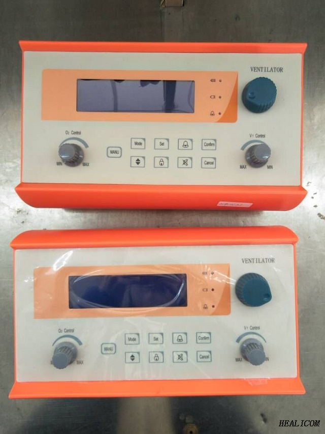 HV-100E Hôpital Équipement médical Machine respiratoire transport d'ambulance Ventilateur portable de soins intensifs pour le traitement du coronavirus