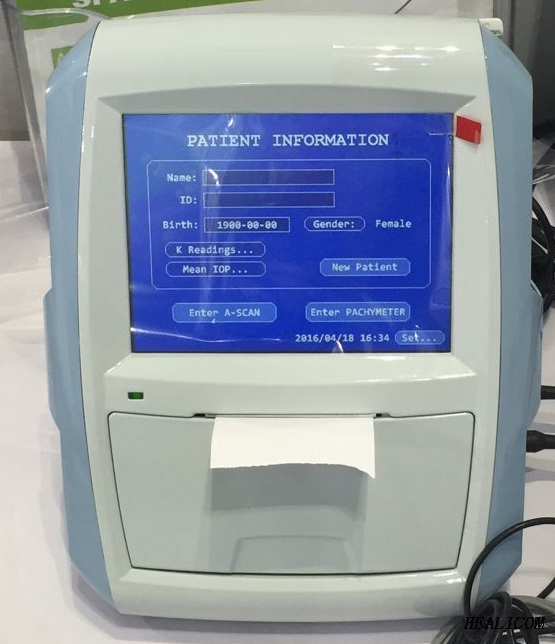 Système de balayage ophtalmique a/b en porcelaine portable à ultrasons ophtalmiques de bonne qualité HO-100
